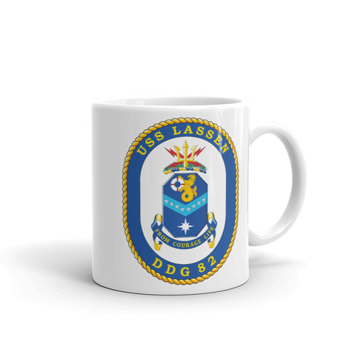 USS Lassen (DDG-82) Ship's Crest Mug