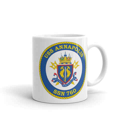 USS Annapolis (SSN-760) Ship's Crest Mug