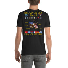 Load image into Gallery viewer, USS Coral Sea (CV-43) 1989 Cruise Shirt