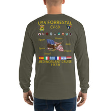 Load image into Gallery viewer, USS Forrestal (CV-59) 1978 Long Sleeve Cruise Shirt