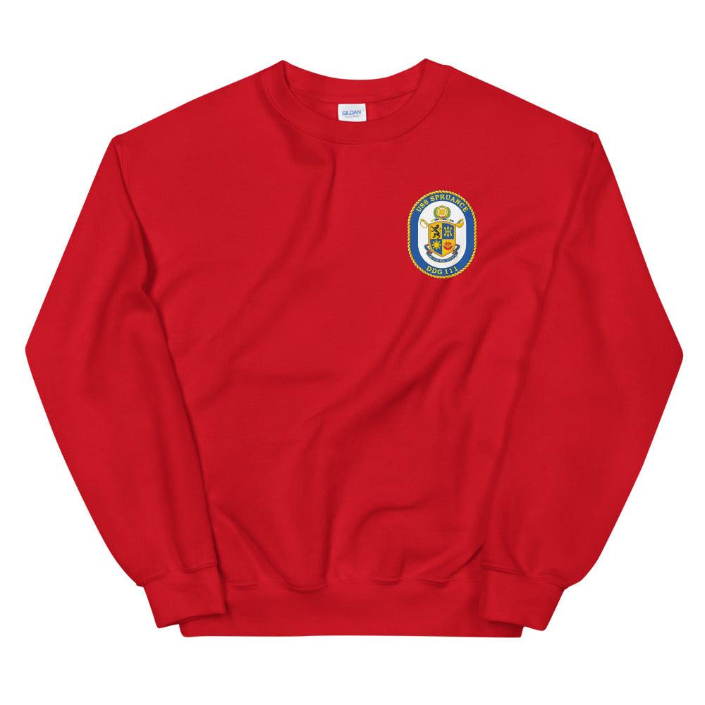 USS Spruance (DDG-111) Ship's Crest Sweatshirt