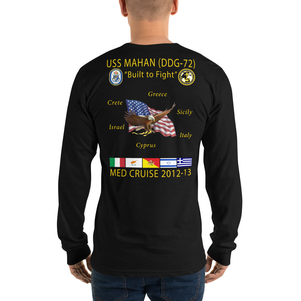 USS Mahan (DDG-72) 2012-13 Long Sleeve Cruise Shirt