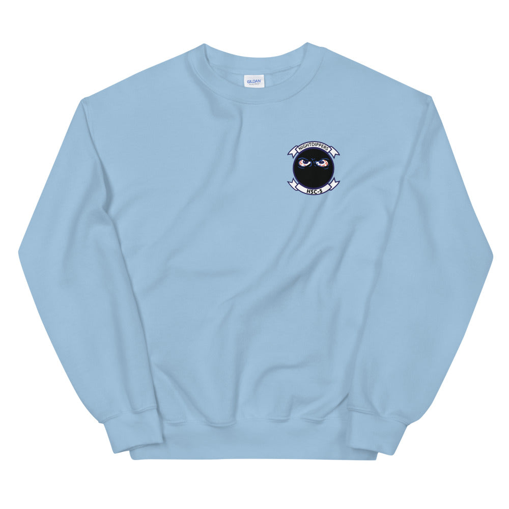 HSC-5 Nightdippers Squadron Crest Sweatshirt
