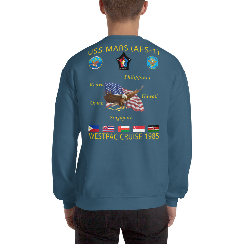 USS Mars (AFS-1) 1985 Cruise Sweatshirt