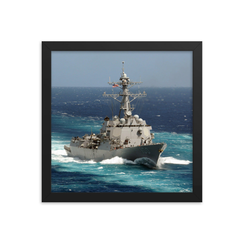 USS Kidd (DDG-100) Framed Ship Photo