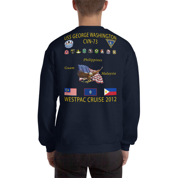 USS George Washington (CVN-73) 2012 Cruise Sweatshirt