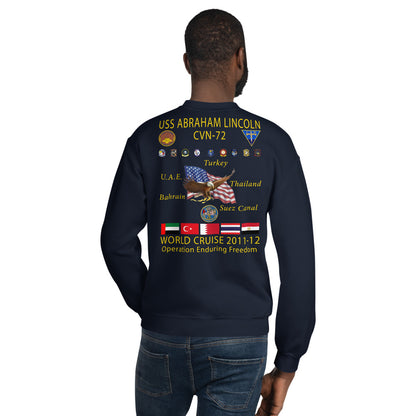 USS Abraham Lincoln (CVN-72) 2011-12 Cruise Sweatshirt