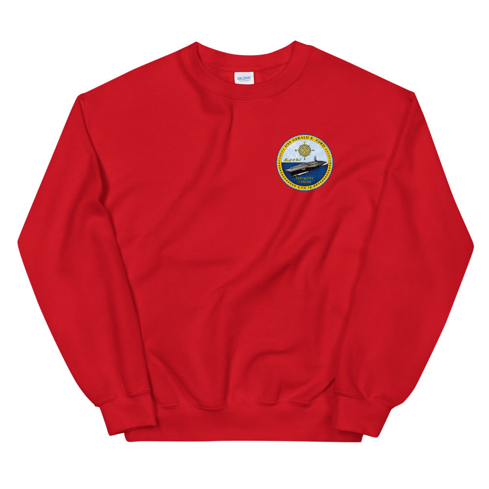 USS Gerald R. Ford (CVN-78) Ship's Crest Sweatshirt