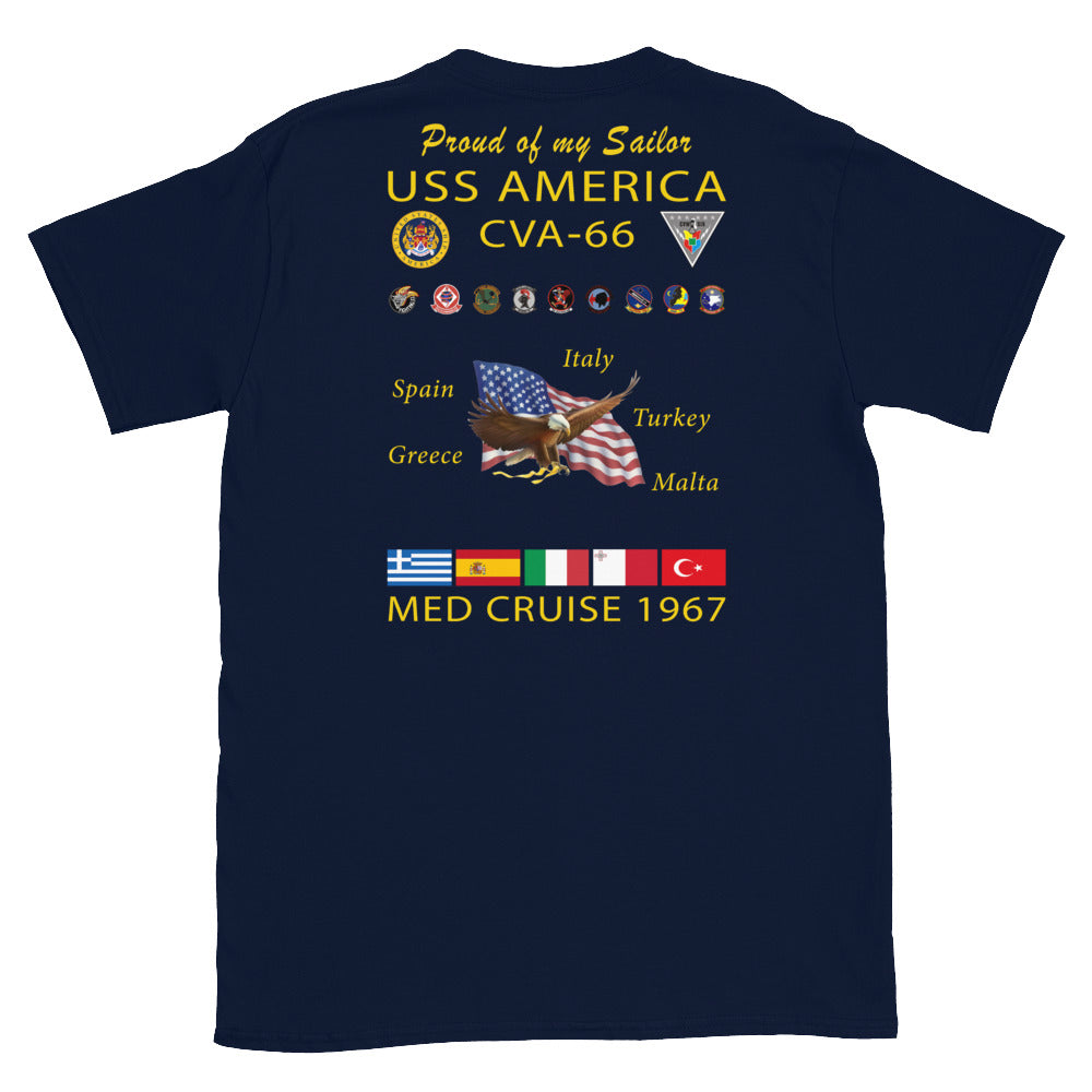 USS America (CVA-66) 1967 Cruise Shirt - FAMILY