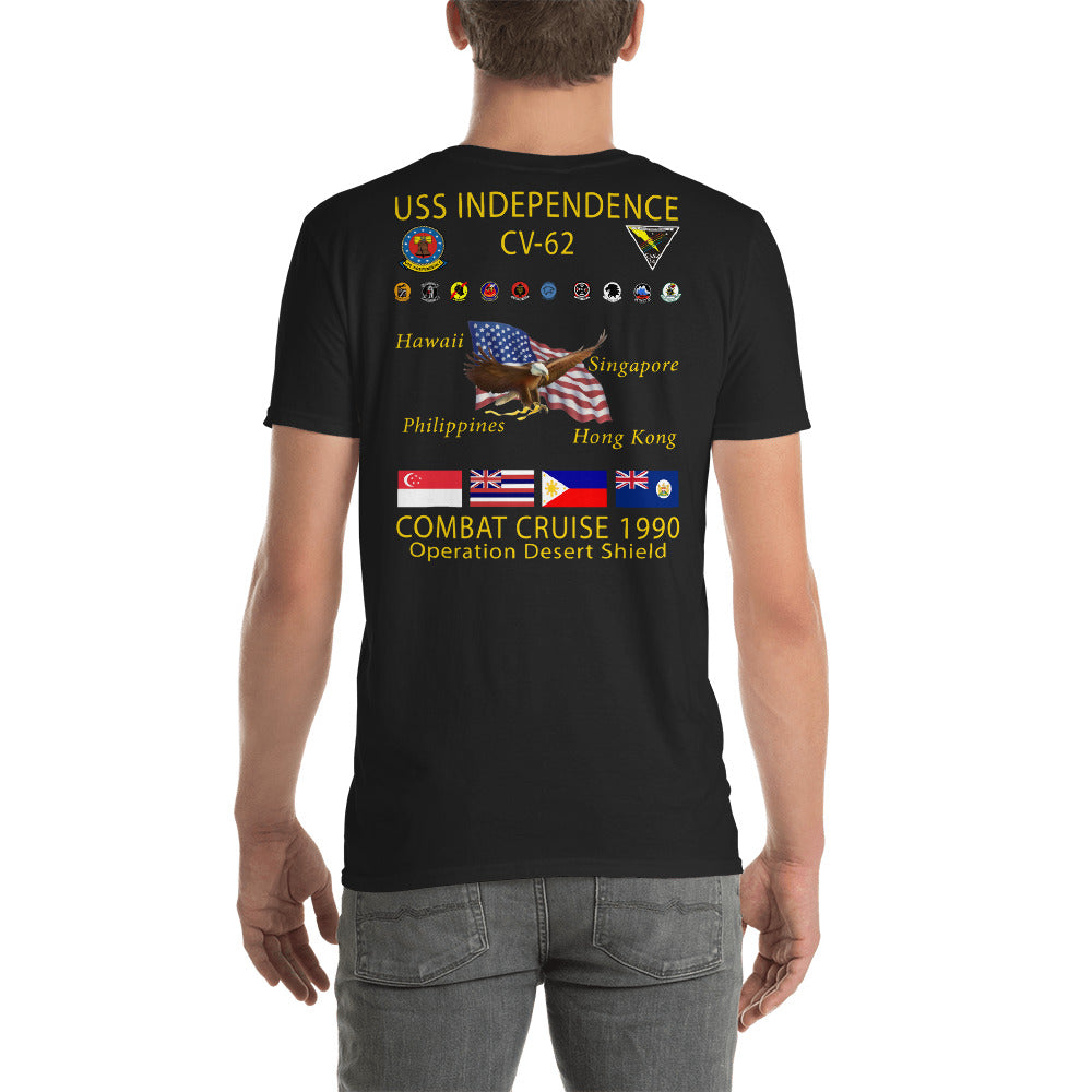 USS Independence (CV-62) 1990 Cruise Shirt