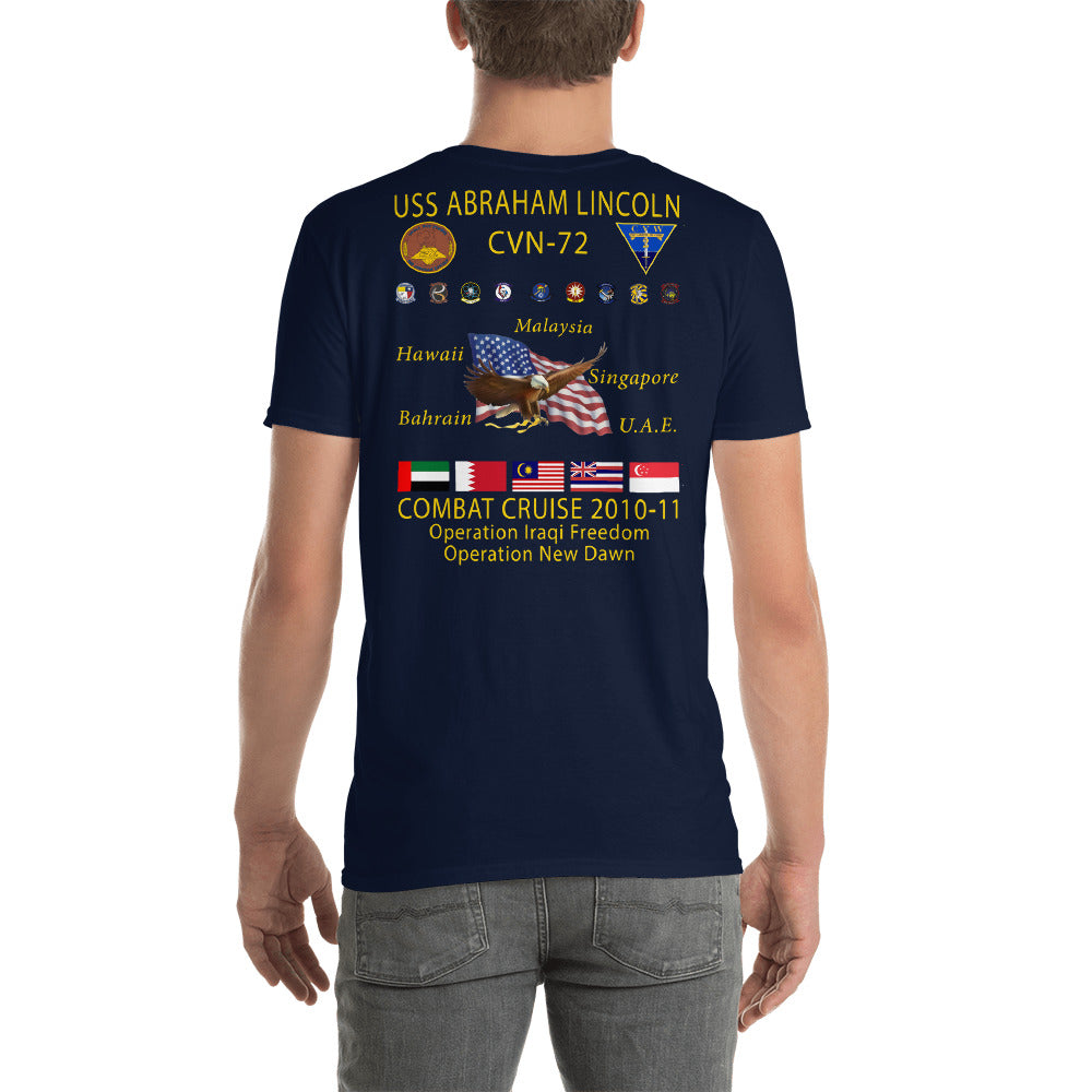 USS Abraham Lincoln (CVN-72) 2010-11 Cruise Shirt