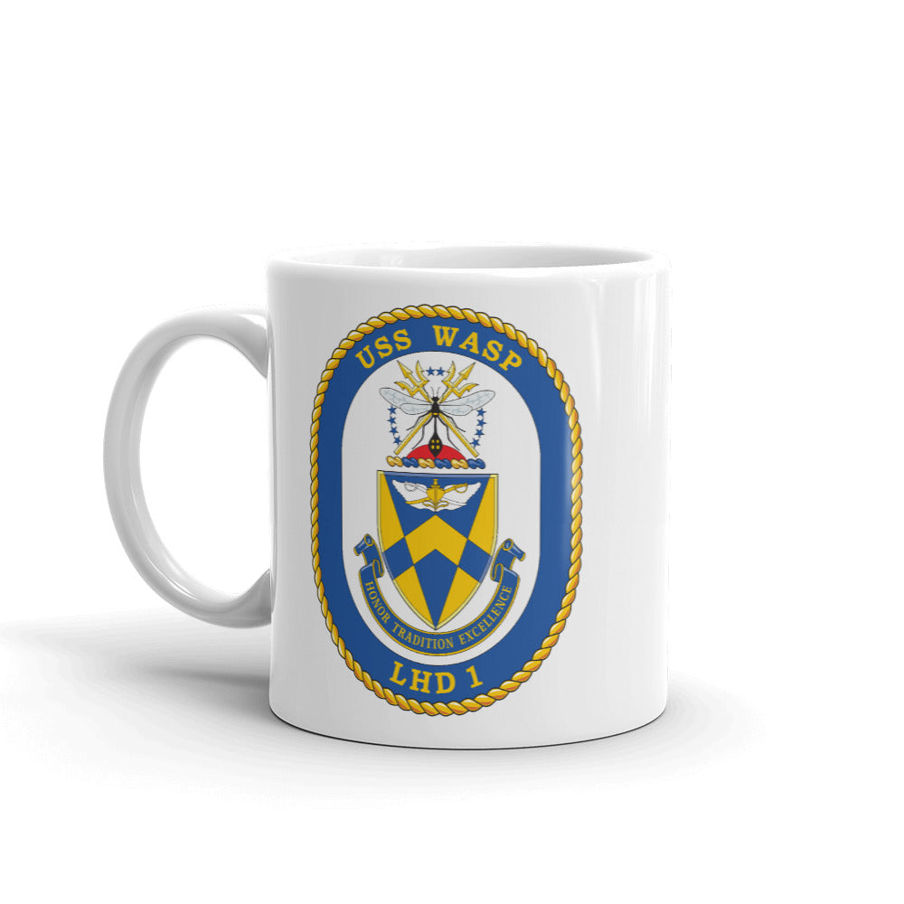 USS Wasp (LHD-1) Ship's Crest Mug