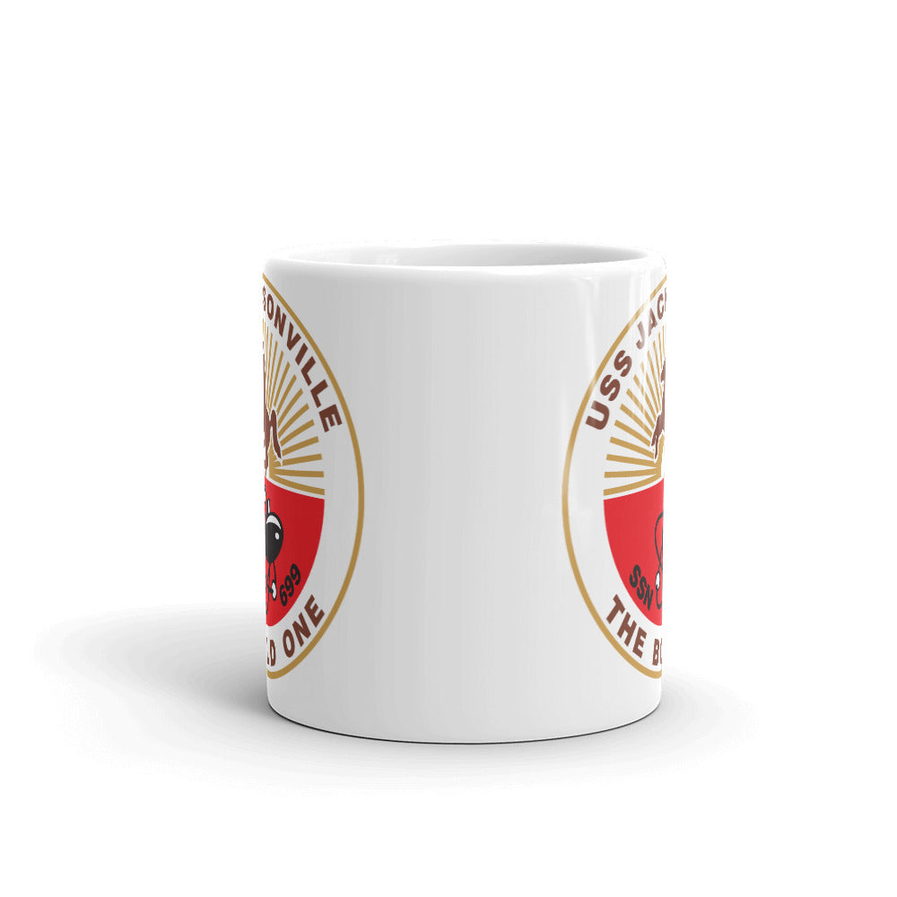 USS Jacksonville (SSN-699) Ship's Crest Mug