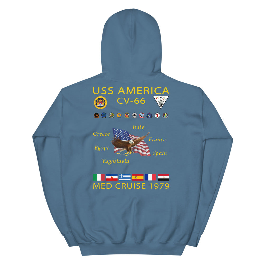 USS America (CV-66) 1979 Cruise Hoodie