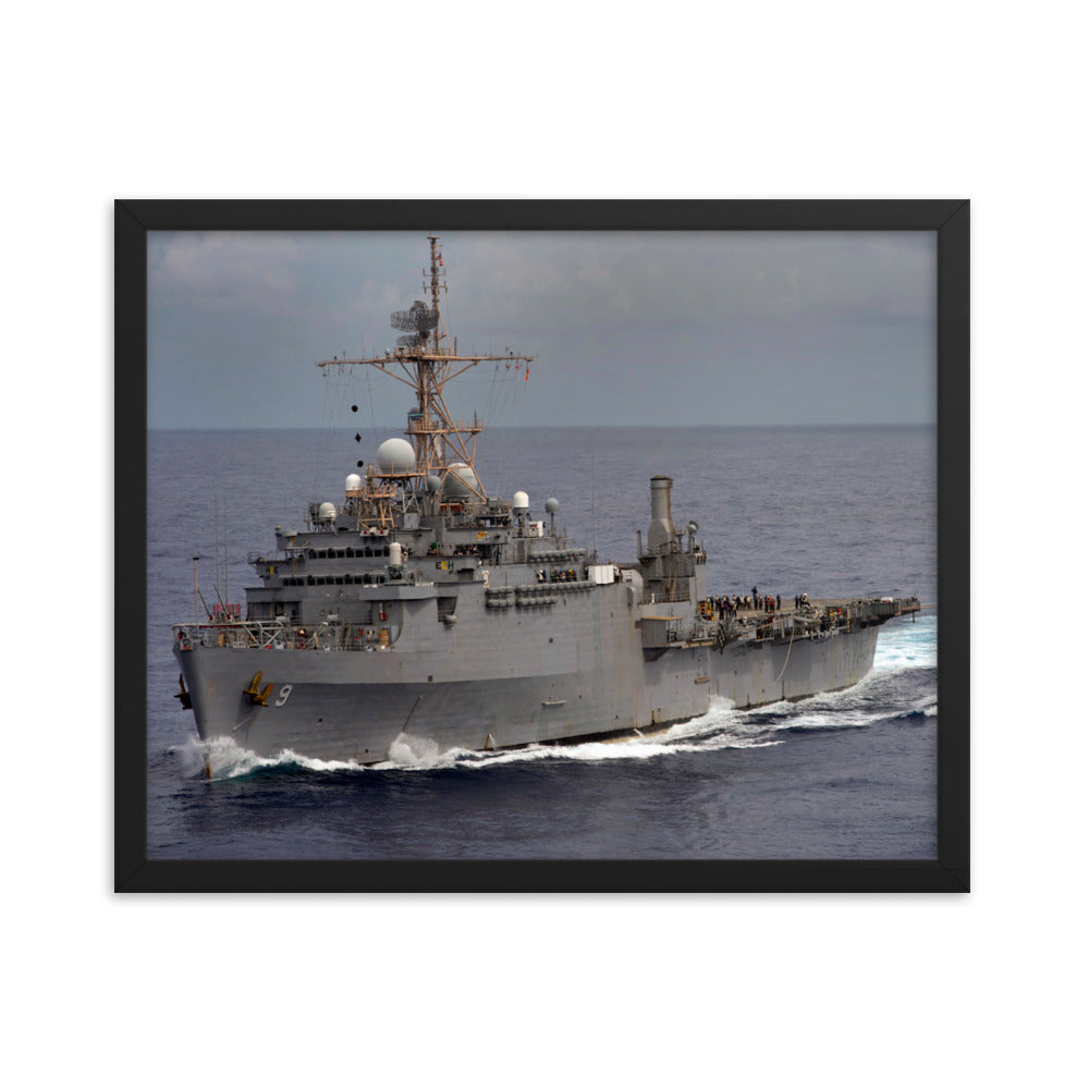 USS Denver (LPD-9) Framed Ship Photo