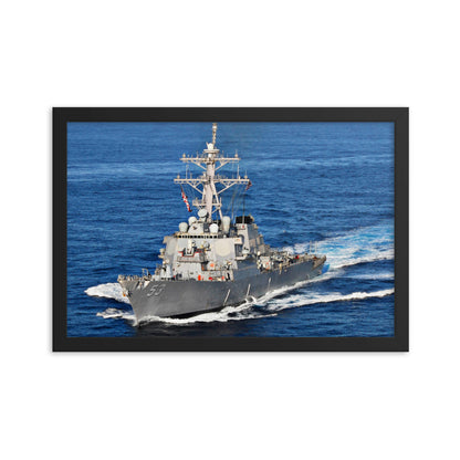 USS John Paul Jones (DDG-53) Framed Ship Photo