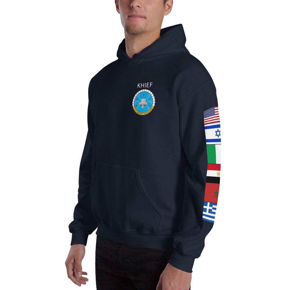 IKE CUSTOM w/FLAGS - E HUGHES - Hoodie