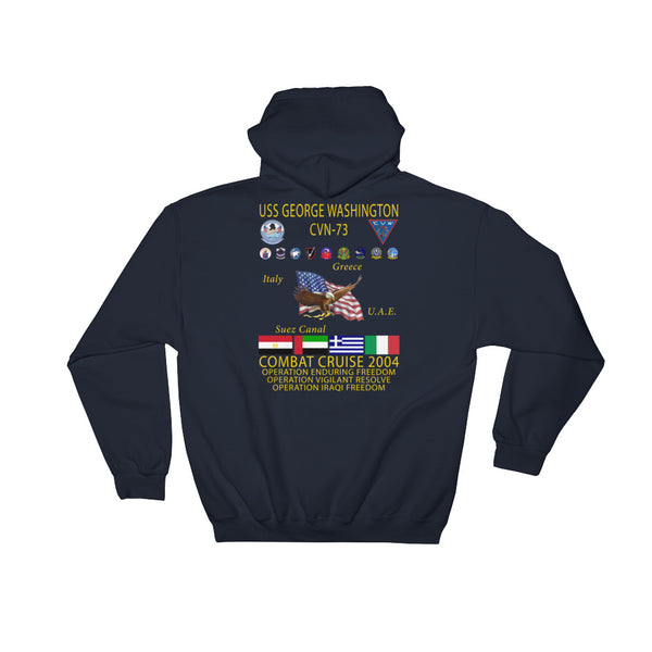 USS George Washington (CVN-73) 2004 Cruise Hoodie