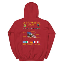 Load image into Gallery viewer, USS Forrestal (CVA-59) 1969-70 Cruise Hoodie