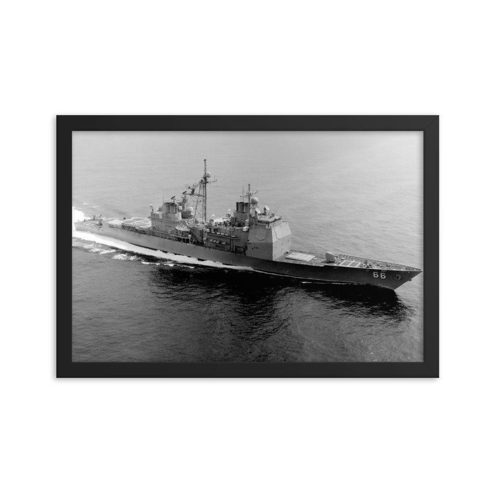 USS Gettyburg (CG-64) Framed Ship Photo