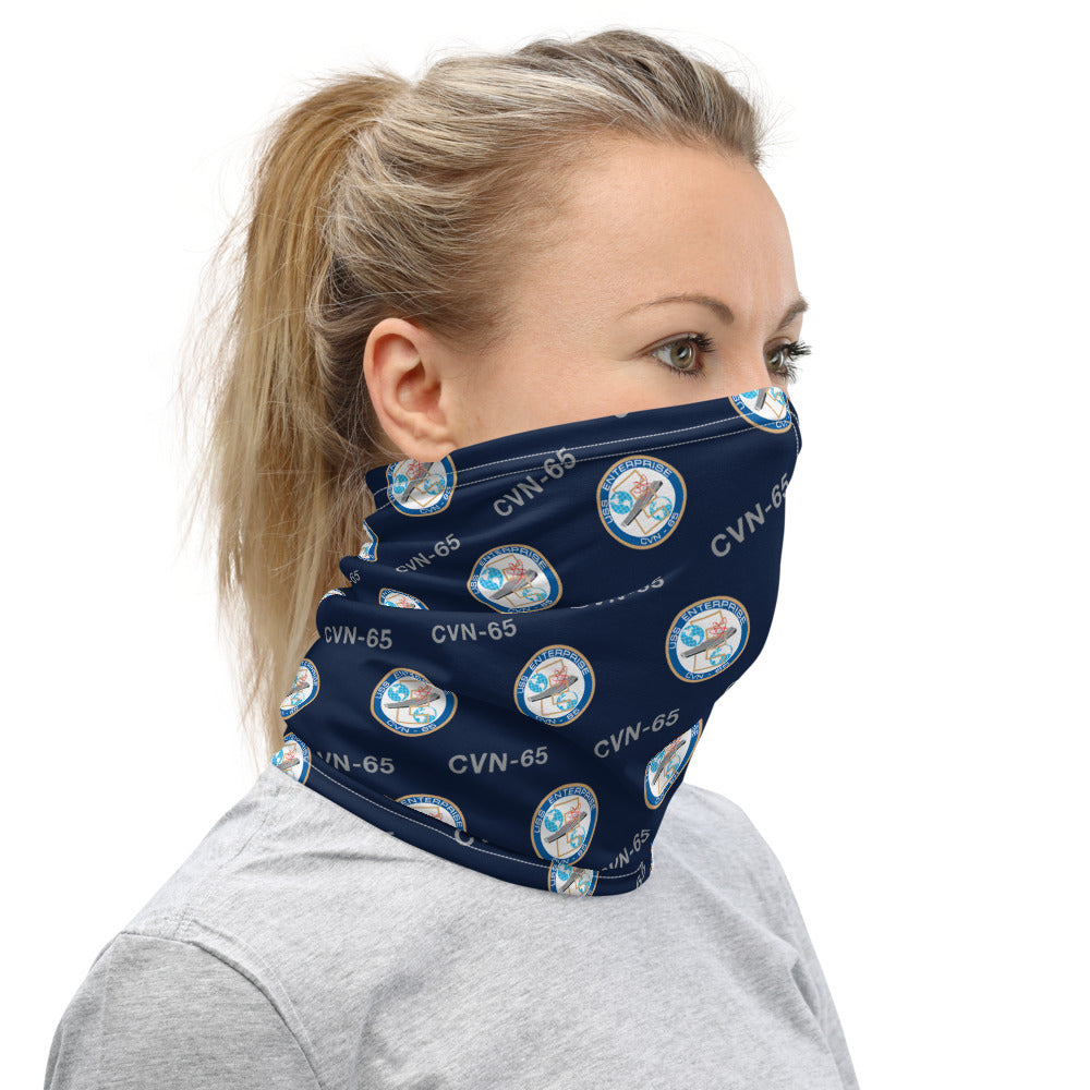 USS Enterprise (CVN-65) w/ hull number Neck Gaiter