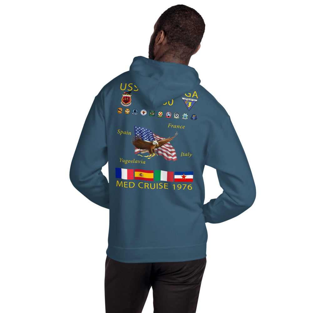 USS Saratoga (CV-60) 1976 Cruise Hoodie