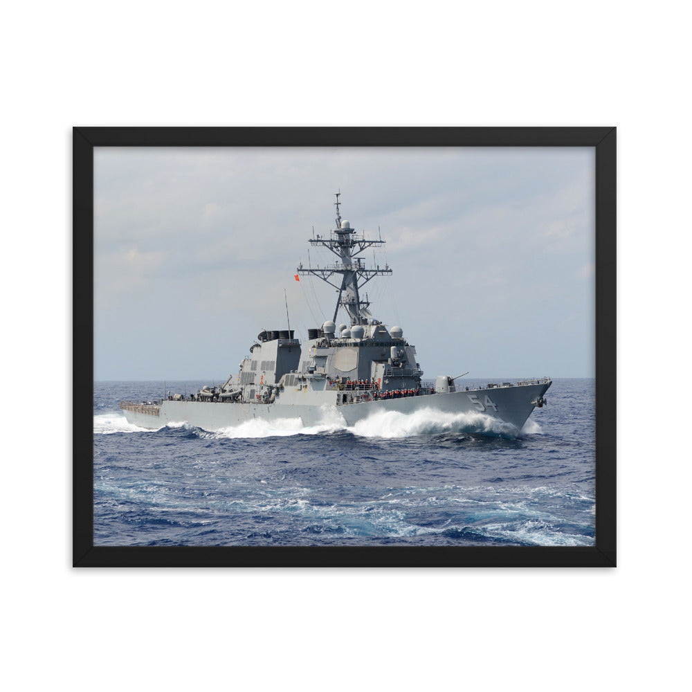 USS Decatur (DDG-73) Framed Ship Photo