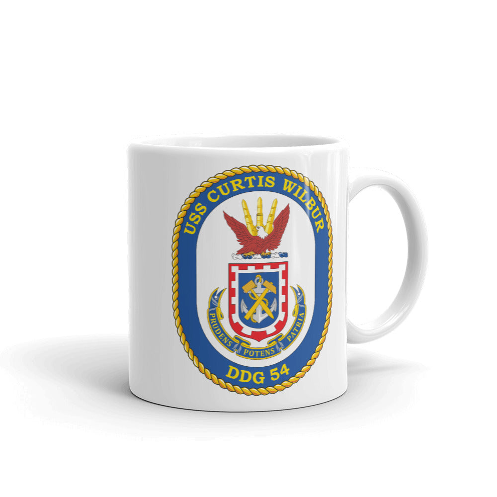 USS Curtis Wilbur (DDG-54) Ship's Crest Mug