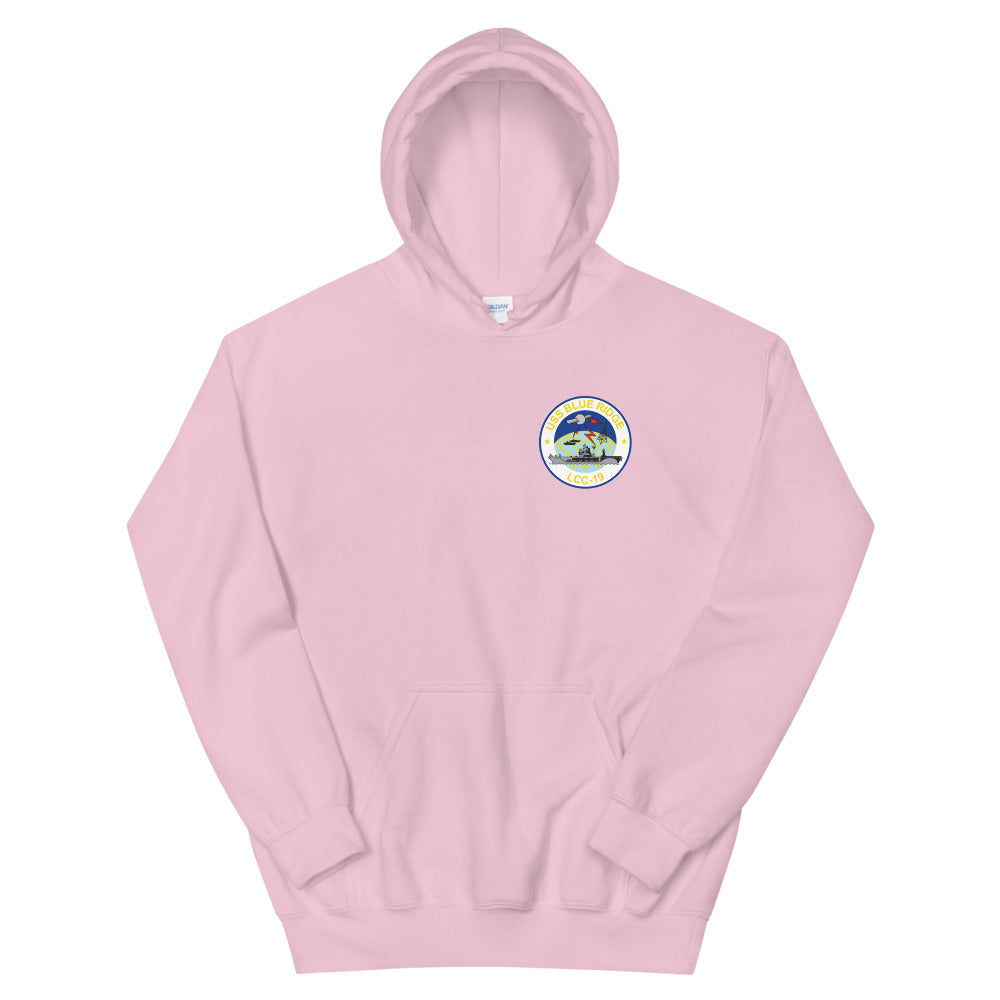 USS Blue Ridge (LCC-19) Ship's Crest Hoodie