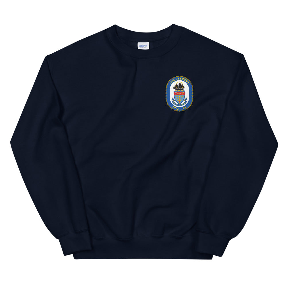 USS Sterett (DDG-104) Ship's Crest Sweatshirt