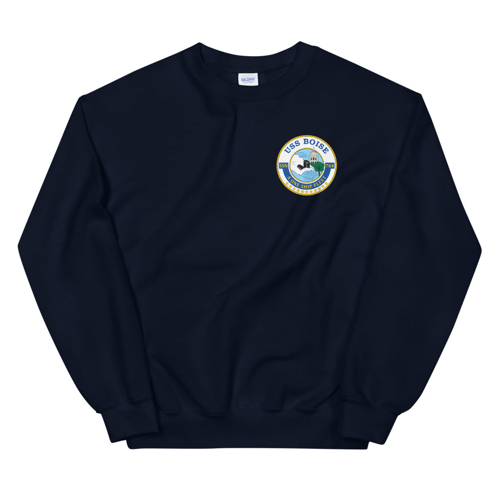USS Boise (SSN-764) Ship's Crest Sweatshirt