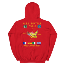 Load image into Gallery viewer, USS Seattle (AOE-3) 1984 Cruise Hoodie