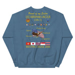USS Abraham Lincoln (CVN-72) 2006 Cruise Sweatshirt - Family
