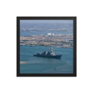 USS Dewey (DDG-105) Framed Ship Photo