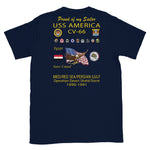 USS America (CV-66) 1990-91 Cruise Shirt ver 1 - FAMILY