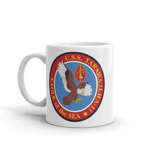 Load image into Gallery viewer, USS Tarawa (LHA-1) Circle Ship&#39;s Crest Mug