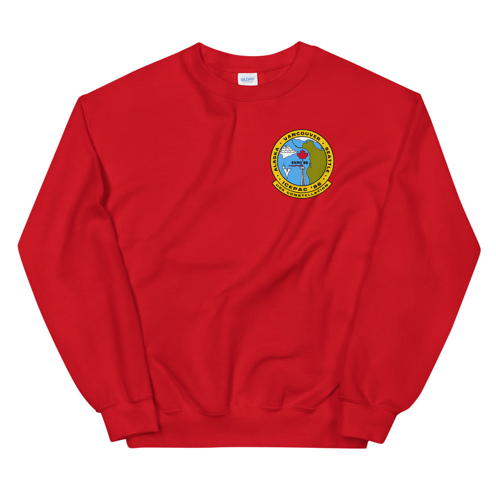 USS Constellation (CV-64) ICEPAC '86 Sweatshirt