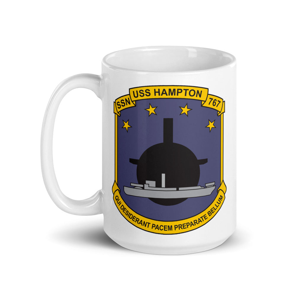 USS Hampton (SSN-767) Ship's Crest Mug
