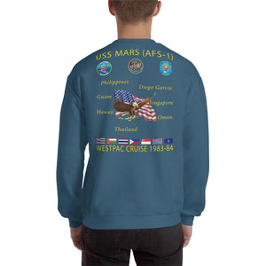 USS Mars (AFS-1) 1983-84 Cruise Sweatshirt