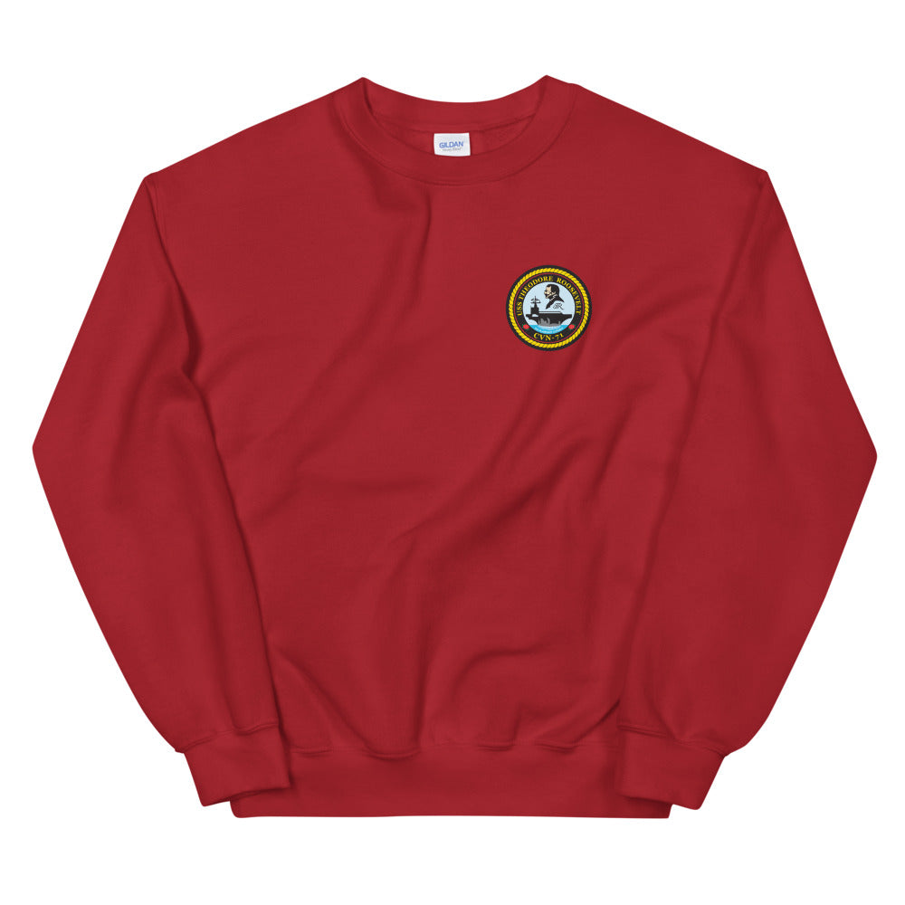 USS Theodore Roosevelt (CVN-71) Ship's Crest Sweatshirt