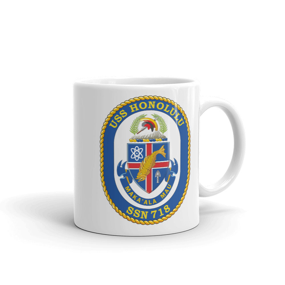 USS Honolulu (SSN-718) Ship's Crest Mug