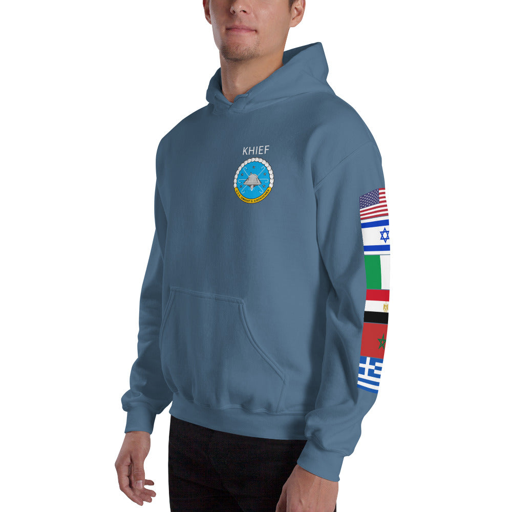 IKE CUSTOM w/FLAGS - E HUGHES - Hoodie