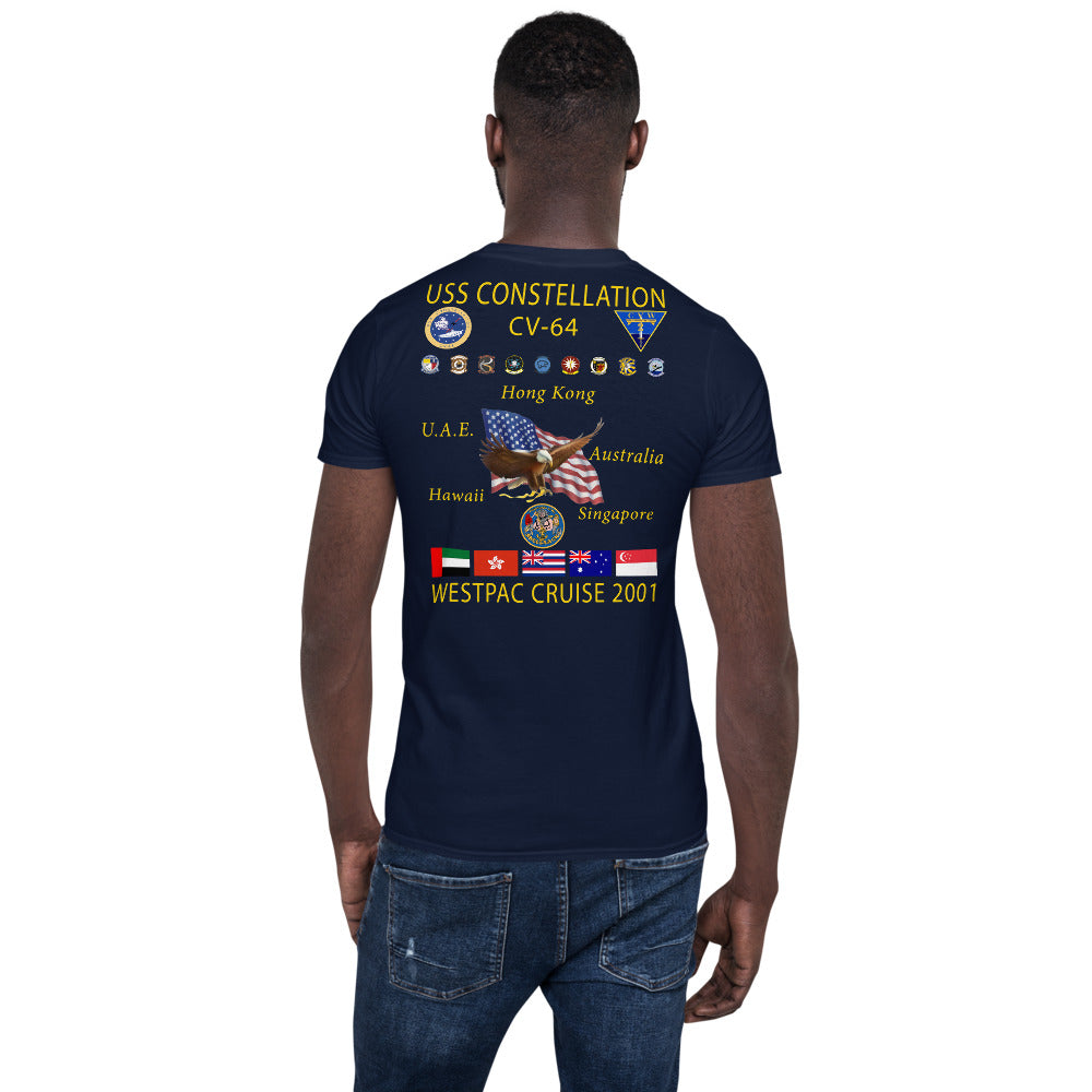 USS Constellation (CV-64) 2001 Cruise Shirt
