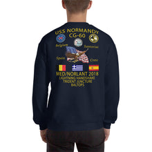 Load image into Gallery viewer, USS Normandy (CG-60) 2018 Cruise Sweatshirt