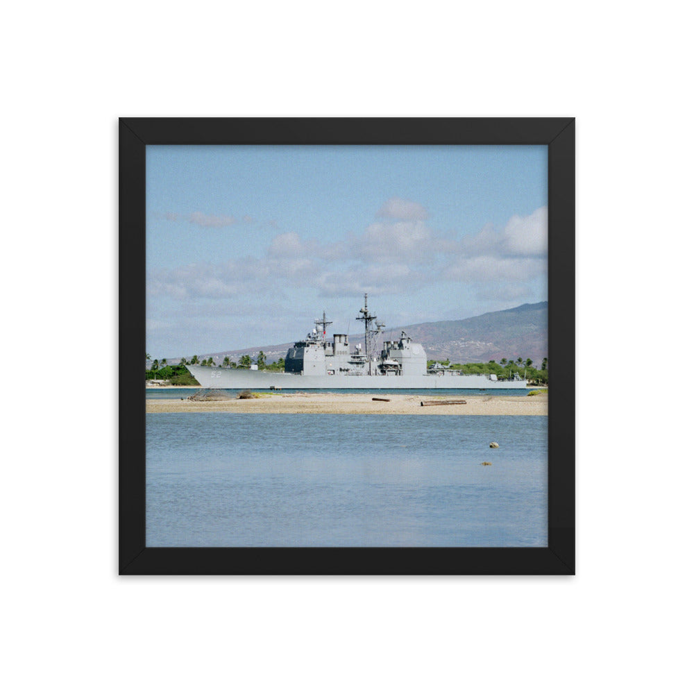 USS Bunker Hill (CG-52) Framed Ship Photo