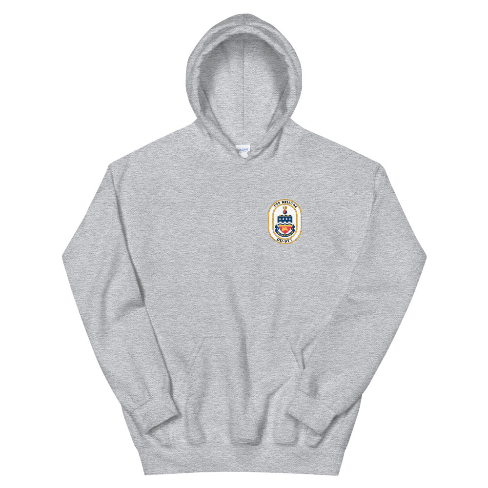 USS Briscoe (DD-977) Ship's Crest Hoodie