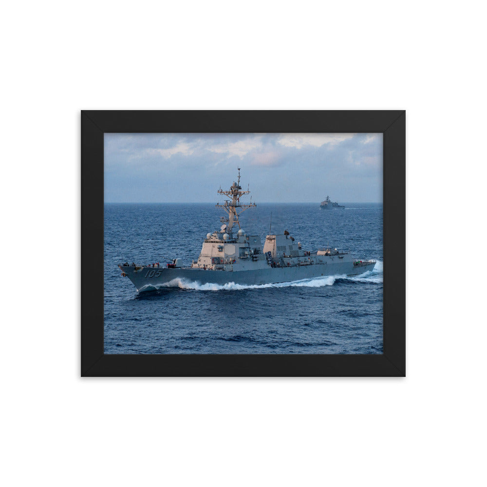 USS Dewey (DDG-105) Framed Ship Photo
