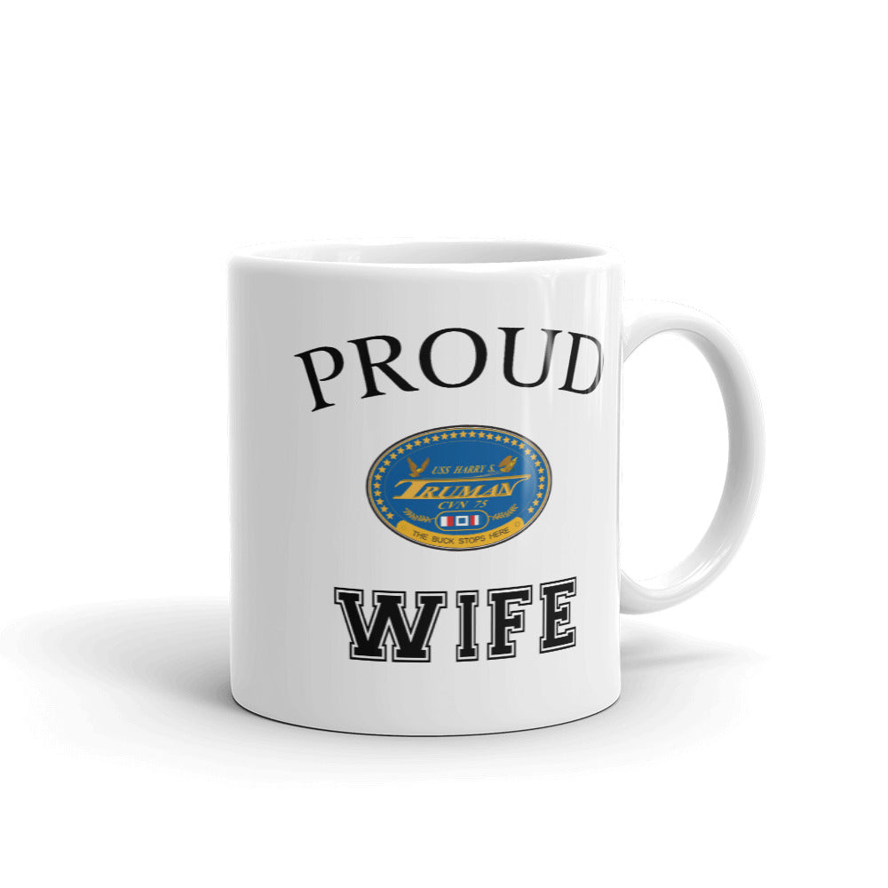 Proud USS Harry S. Truman Wife Mug