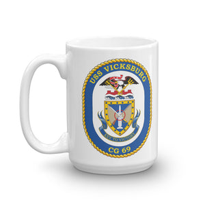 USS Vicksburg (CG-69) Ship's Crest Mug