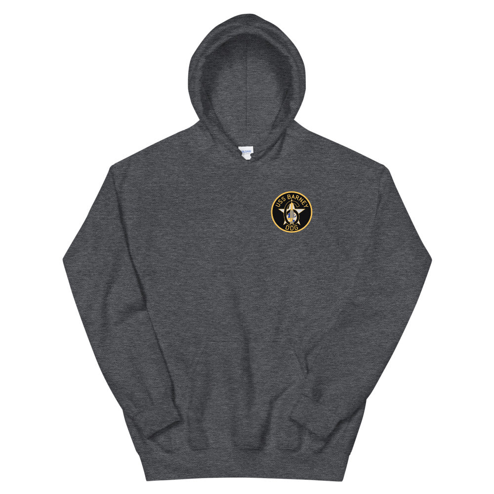 USS Barney (DDG-6) Ship's Crest Hoodie